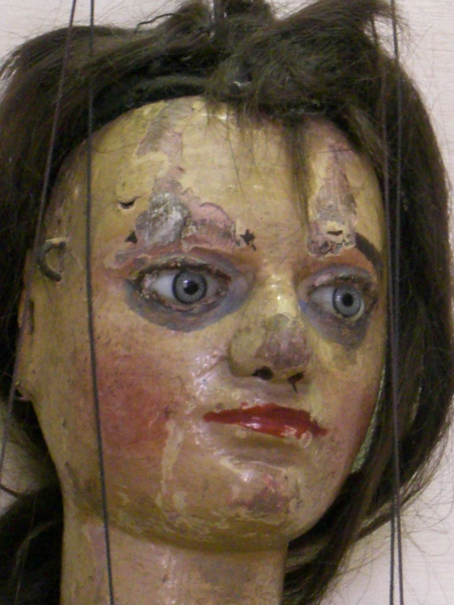 Lacune degli strati policromi del volto